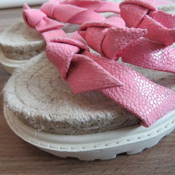 ALEXANDRE BIRMAN Lolita Espadrille Flat Slide Sandals Fresh In Pink - Size US 11 - Picture 3 of 16